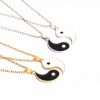 陰陽ヘマタイトカップルネックレス Yin Yang Hematite Couple Necklace