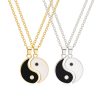 陰陽ヘマタイトカップルネックレス Yin Yang Hematite Couple Necklace