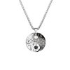 Collar con colgante de acero de titanio con diseño Yin Yang, pez Koi y dragón Yin Yang Koi Fish Dragon Titanium Steel Pendant Necklace