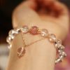 Pulsera de Cristal Yin Yang para Parejas con Obsidiana de Brillo Plateado Yin Yang Crystal Couple Bracelet with Silver Sheen Obsidian