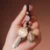 Llave de Cobre PiXiu Yin Yang Yin Yang PiXiu Copper Key Chain