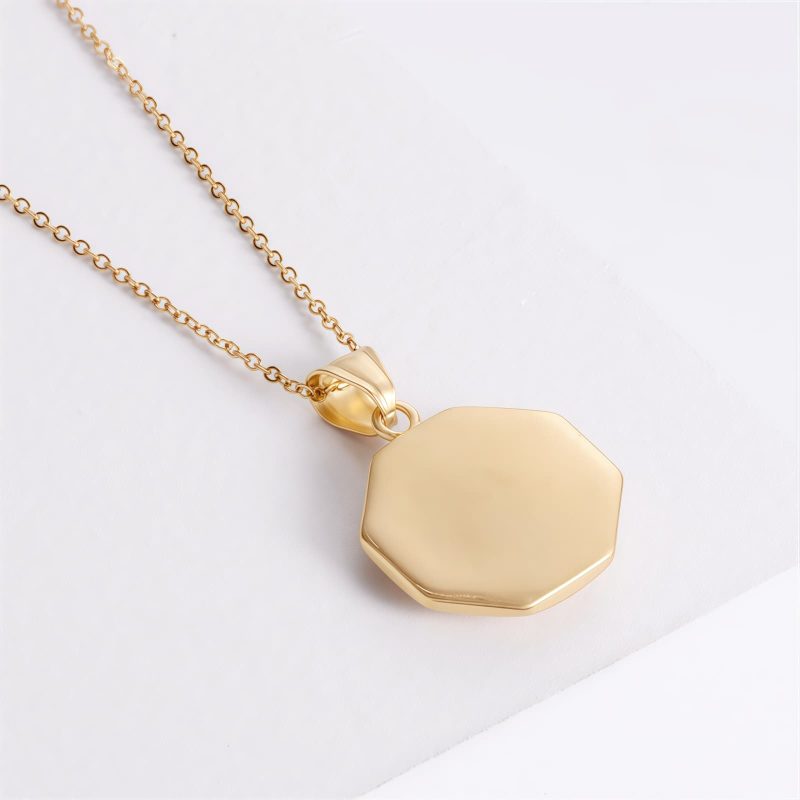 Collar de Equilibrio Yin Yang de Acero de Titanio Yin Yang Titanium Steel Balance Necklace