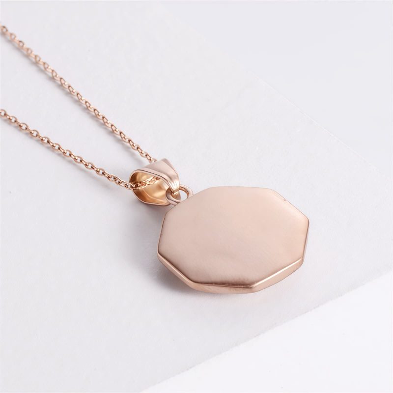 Collar de Equilibrio Yin Yang de Acero de Titanio Yin Yang Titanium Steel Balance Necklace
