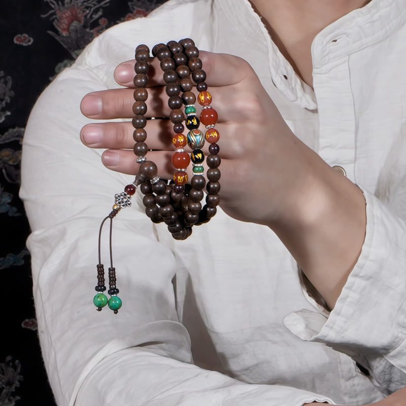 Agarwood Red Agate Empowerment Bracelet Agarwood Red Agate Empowerment Bracelet