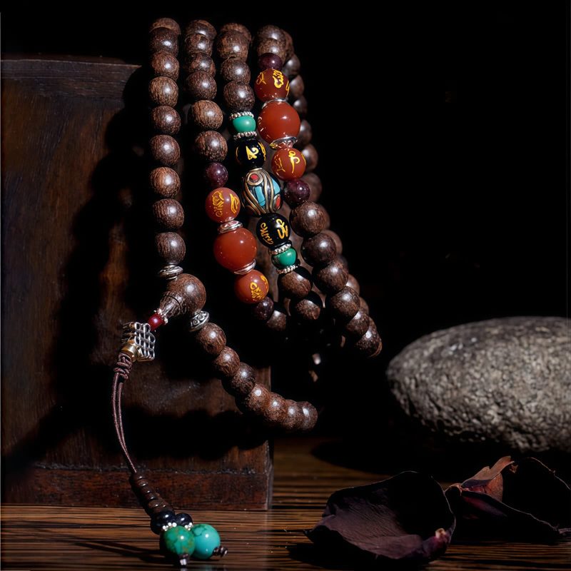 Agarwood Red Agate Empowerment Bracelet Agarwood Red Agate Empowerment Bracelet