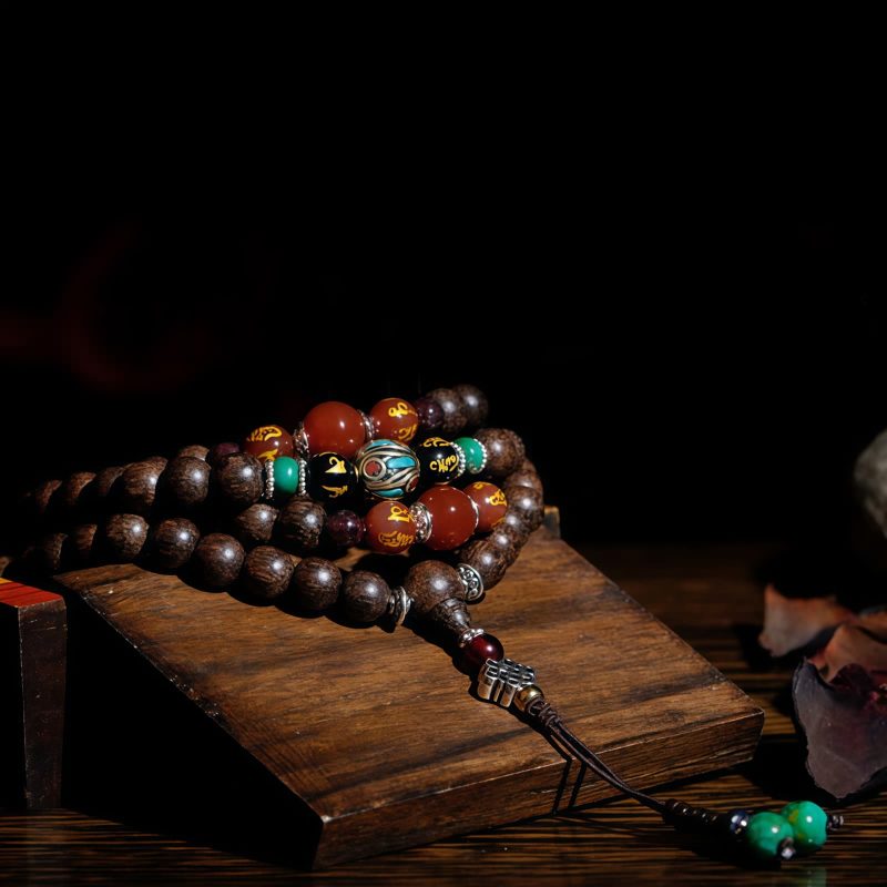 Agarwood Red Agate Empowerment Bracelet Agarwood Red Agate Empowerment Bracelet
