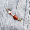 Broche de Armonía de Semilla de Bodhi y Ágata Bodhi Seed Agate Harmony Brooch