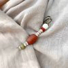 Broche de Armonía de Semilla de Bodhi y Ágata Bodhi Seed Agate Harmony Brooch