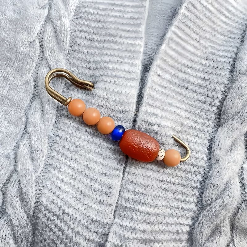 Broche de Armonía de Semilla de Bodhi y Ágata Bodhi Seed Agate Harmony Brooch