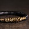 Pulseira de Cobre de Ébano Tibetano para Acalmar Calm Tibetan Ebony Wood Copper Bracelet