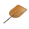 مروحة صينية يدوية الصنع من الخيزران، بيضاوية الشكل Chinese Handmade Bamboo Woven Oval Fan