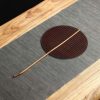 مروحة صينية يدوية الصنع من الخيزران، بيضاوية الشكل Chinese Handmade Bamboo Woven Oval Fan