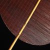 مروحة صينية يدوية الصنع من الخيزران، بيضاوية الشكل Chinese Handmade Bamboo Woven Oval Fan