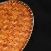 مروحة صينية يدوية الصنع من الخيزران، بيضاوية الشكل Chinese Handmade Bamboo Woven Oval Fan