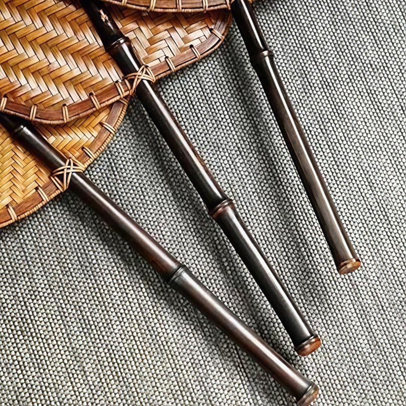 مروحة صينية يدوية الصنع من الخيزران، بيضاوية الشكل Chinese Handmade Bamboo Woven Oval Fan