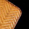 مروحة صينية يدوية الصنع من الخيزران، بيضاوية الشكل Chinese Handmade Bamboo Woven Oval Fan