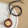 Collar de Sándalo con Signo Zodiacal Chino Avalokiteshvara Chinese Zodiac Sandalwood Avalokitesvara Necklace