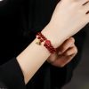 Cinnabar Lotus Double Wrap Bracelet Cinnabar Lotus Double Wrap Bracelet