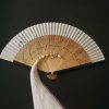 Abanico Plegable de Bambú Hueco con Libélula Dragonfly Hollow Bamboo Folding Fan