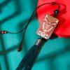 زخرفة السيارة المعلقة من خشب الأبنوس على شكل غزال الألك Ebony Wood Elk Deer Balance Car Hanging Decoration
