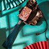 زخرفة السيارة المعلقة من خشب الأبنوس على شكل غزال الألك Ebony Wood Elk Deer Balance Car Hanging Decoration