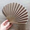 Abanico Plegable de Bambú Retro Artesanal, Color Sólido Handcrafted Retro Bamboo Solid Color Folding Fan