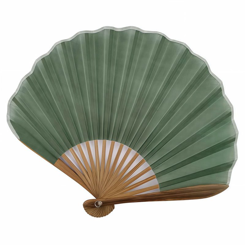 Abanico Plegable de Bambú Retro Artesanal, Color Sólido Handcrafted Retro Bamboo Solid Color Folding Fan