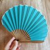 Abanico Plegable de Bambú Retro Artesanal, Color Sólido Handcrafted Retro Bamboo Solid Color Folding Fan