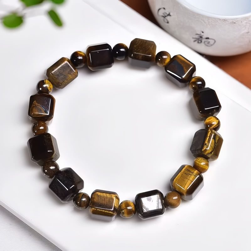 Natural Tiger Eye Shielding Bracelet Natural Tiger Eye Shielding Bracelet