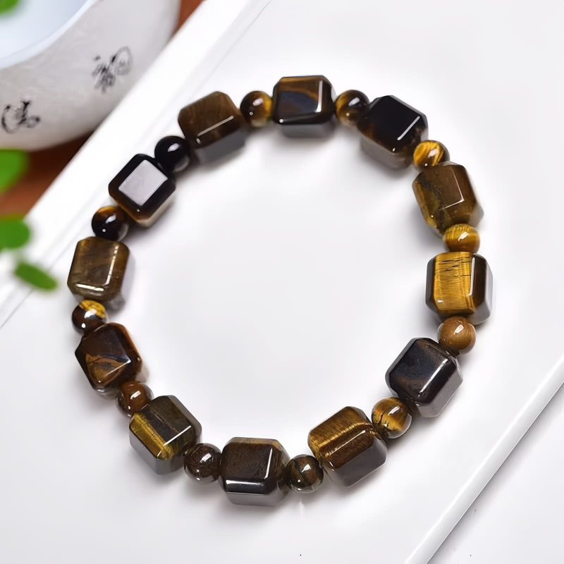 Natural Tiger Eye Shielding Bracelet Natural Tiger Eye Shielding Bracelet