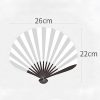 Abanico Plegable de Bambú con Encaje Rosa y Borlas Rose Lace Bamboo Folding Fan with Tassels