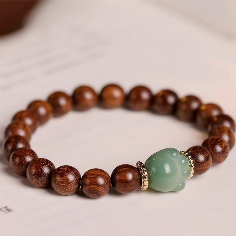 Pulseira Protetora de Sândalo com Patinha de Gato Sandalwood Cat Paw Protection Bracelet