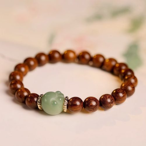 Pulsera de Protección de Pata de Gato de Sándalo Pulsera de Protección de Pata de Gato de Sándalo