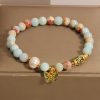 Pulsera de la Mariposa de la Riqueza con Piedra Shoushan Shoushan Stone Butterfly Wealth Bracelet