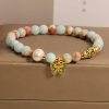Pulsera de la Mariposa de la Riqueza con Piedra Shoushan Shoushan Stone Butterfly Wealth Bracelet