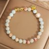 Pulsera de la Mariposa de la Riqueza con Piedra Shoushan Shoushan Stone Butterfly Wealth Bracelet