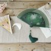 Abanico Plegable de Peonía de Seda con Marco de Bambú Silk Peony Folding Fan with Bamboo Frame
