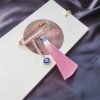 Tibetanischer Chalcedon Quastenbrosche Tibetan Chalcedony Tassel Brooch