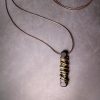 Collar con dije de madera de ébano tibetano para la paz Tibetan Ebony Wood Peace Necklace Pendant