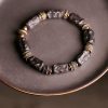 Pulsera de Paz de Ébano Tibetano y Cobre Tibetan Ebony Wood Copper Peace Bracelet