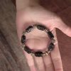 Pulsera de Paz de Ébano Tibetano y Cobre Tibetan Ebony Wood Copper Peace Bracelet