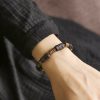 Pulsera de Paz de Ébano Tibetano y Cobre Tibetan Ebony Wood Copper Peace Bracelet