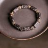 Pulsera de Paz de Ébano Tibetano y Cobre Tibetan Ebony Wood Copper Peace Bracelet