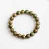 Gelang Tenang Kayu Cendana Hijau Tibet Tibetan Green Sandalwood Calming Bracelet