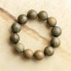 Gelang Tenang Kayu Cendana Hijau Tibet Tibetan Green Sandalwood Calming Bracelet