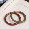 Pulsera de Protección de Sándalo Rojo y Verde Tibetano Tibetan Red and Green Sandalwood Protection Bangle