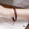 Pulsera de Protección de Sándalo Rojo y Verde Tibetano Tibetan Red and Green Sandalwood Protection Bangle