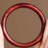 Pulsera de Protección de Sándalo Rojo y Verde Tibetano Tibetan Red and Green Sandalwood Protection Bangle