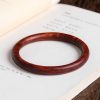 Pulsera de Protección de Sándalo Rojo y Verde Tibetano Tibetan Red and Green Sandalwood Protection Bangle