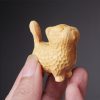 Decoración Mini Gato de Sándalo Tibetano Tibetan Sandalwood Mini Cat Decoration